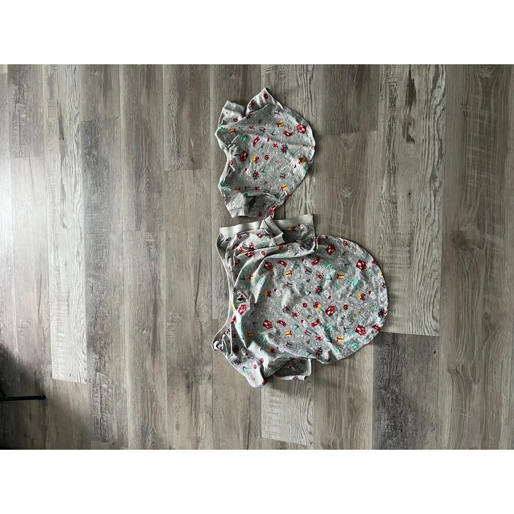 Matching Pet Dog Cat Pajama Set Christmas PJS size S and L like new